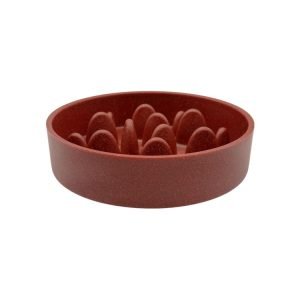 Πιάτο Bamboo Slow Feeder Κόκκινο