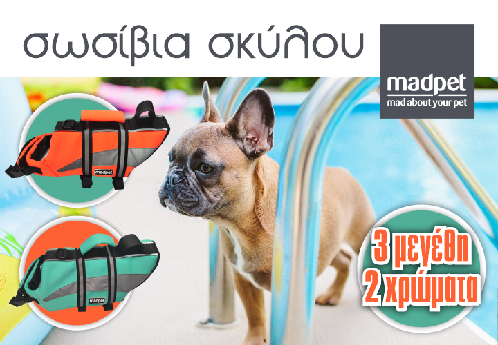 άρθρο για Σωσίβια Σκύλου Madpet